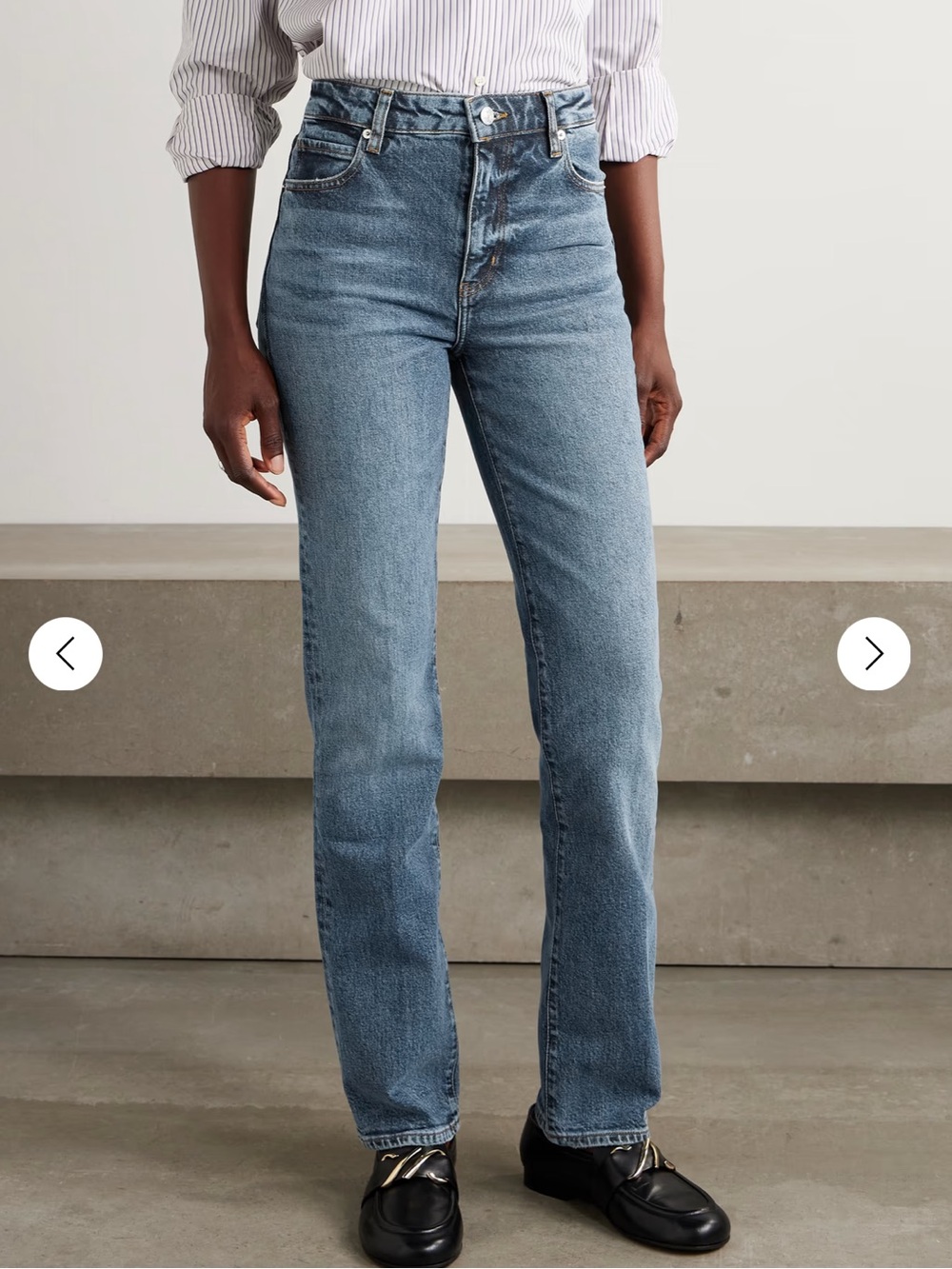 Frame Ruler Straight Leg Jeans - Picture 2 of 9